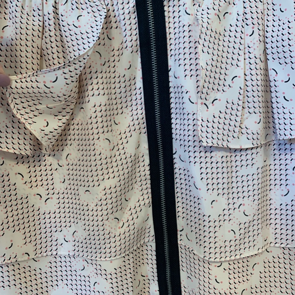 Bcbgeneration Zip-Up Front Ruffle Mini Skirt - image 4